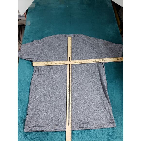 New Balance Shirt Size Medium Mens White Polyester Short Sleeve Dry Running - Picture 6 of 8